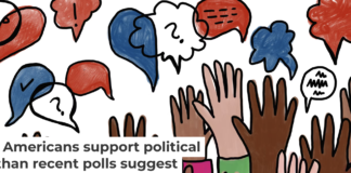 Some surveys have reported that a large number of Americans are willing to support the use of force for political ends. stellalevi, DigitalVision Vectors/Getty Images